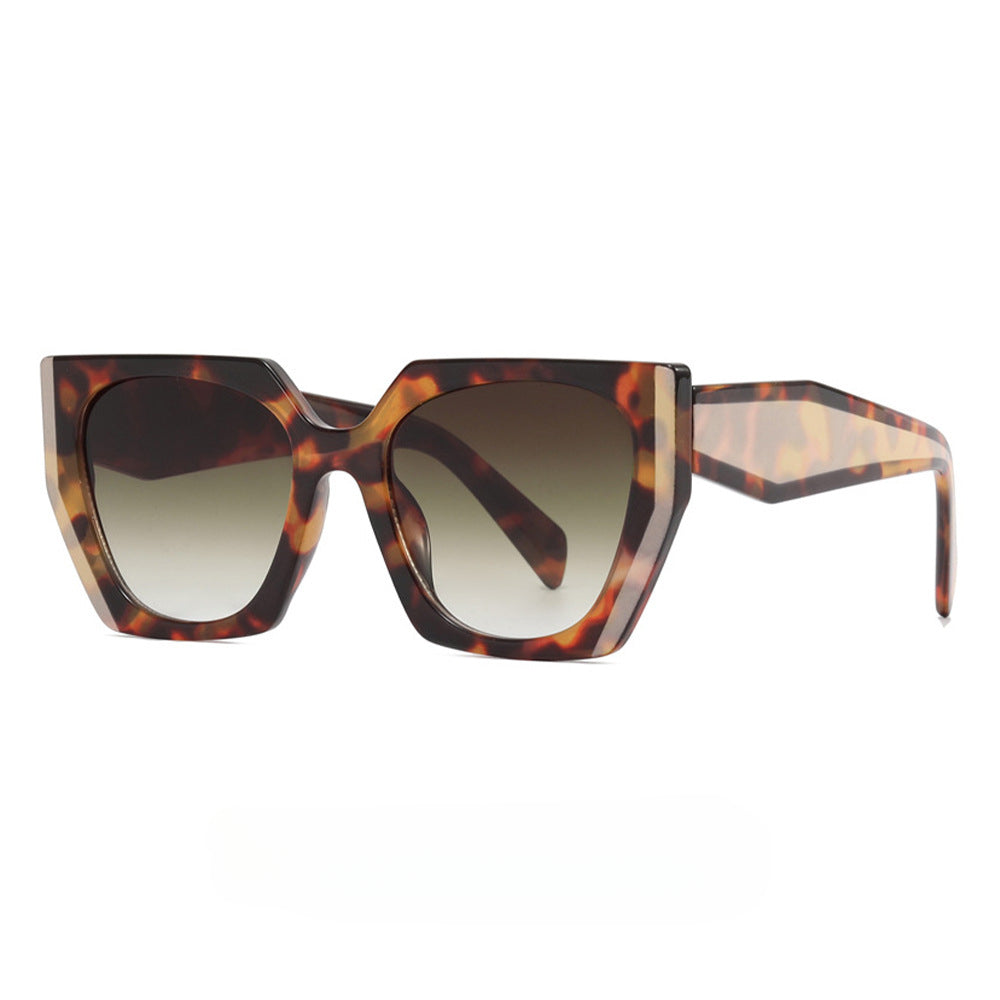 Wholesale Large Frame Polygon PC Sunglasses